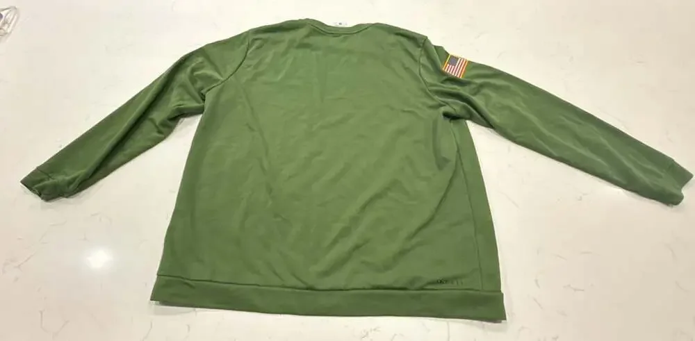 Nike Penn State Nittany Lions Salute to Service Long Sleeve Shirt Size XXL Green